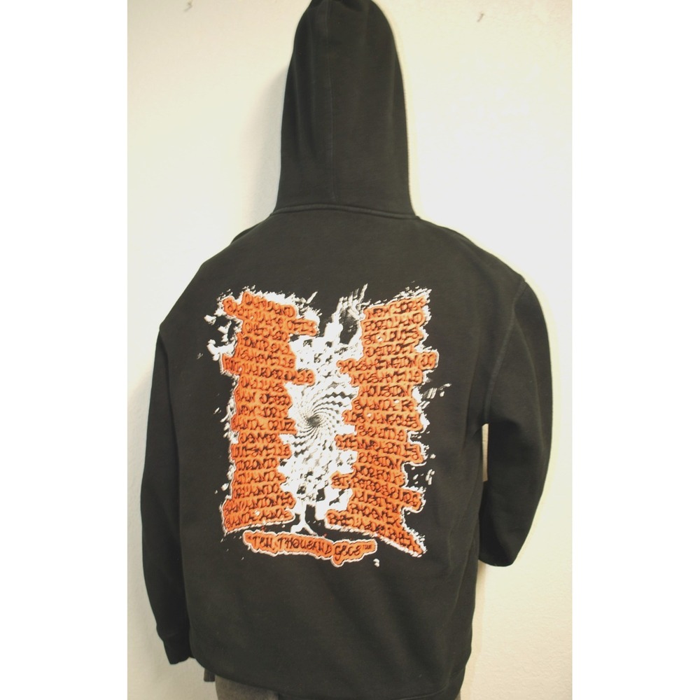 100 Gecs Hoodie 10,000 Gecs Tour Sweatshirt LARGE-Used-Great Shape Size Large - Picture 2 of 16